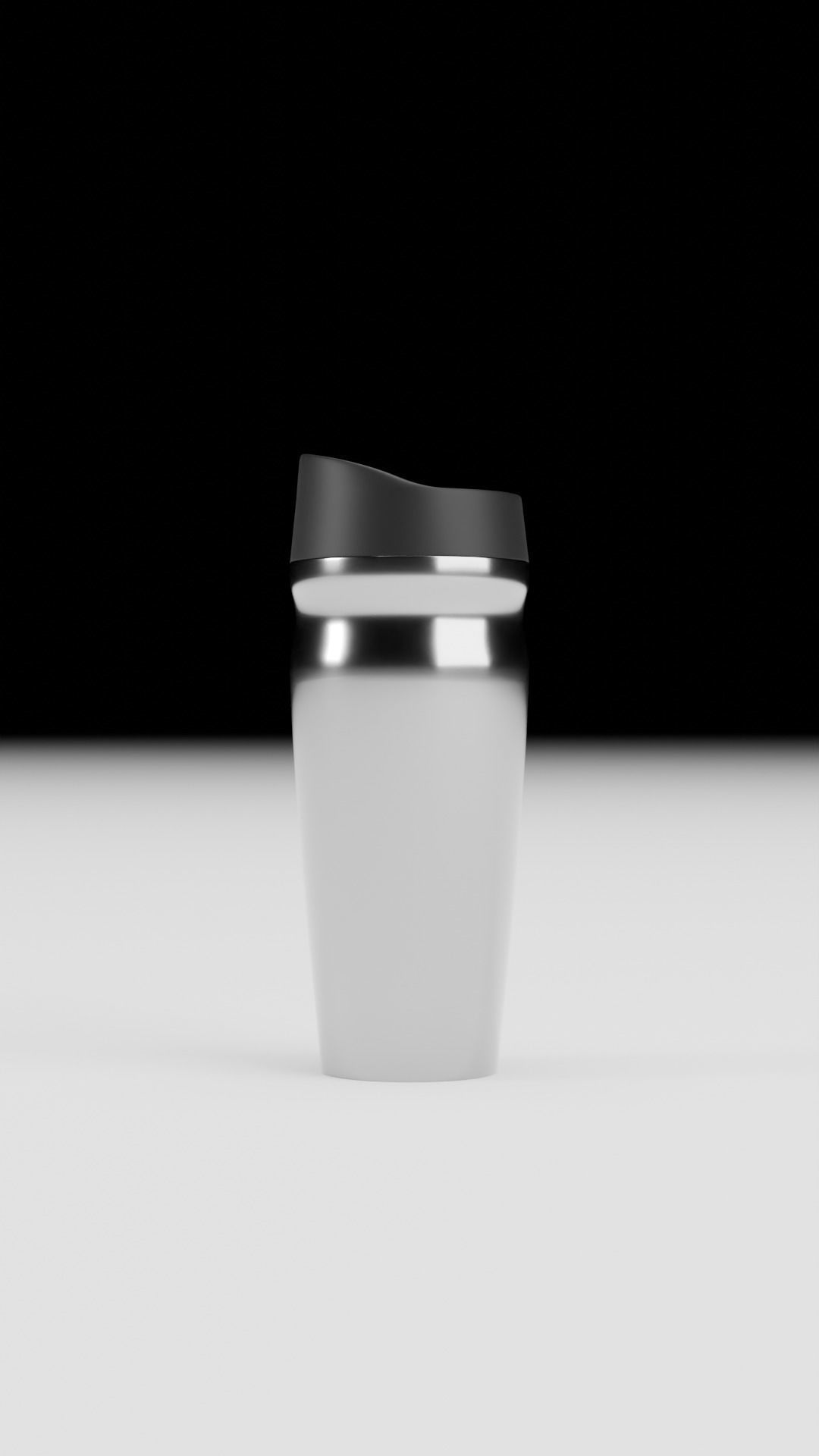 Customizable Bottle Model Low-poly 3D model_3