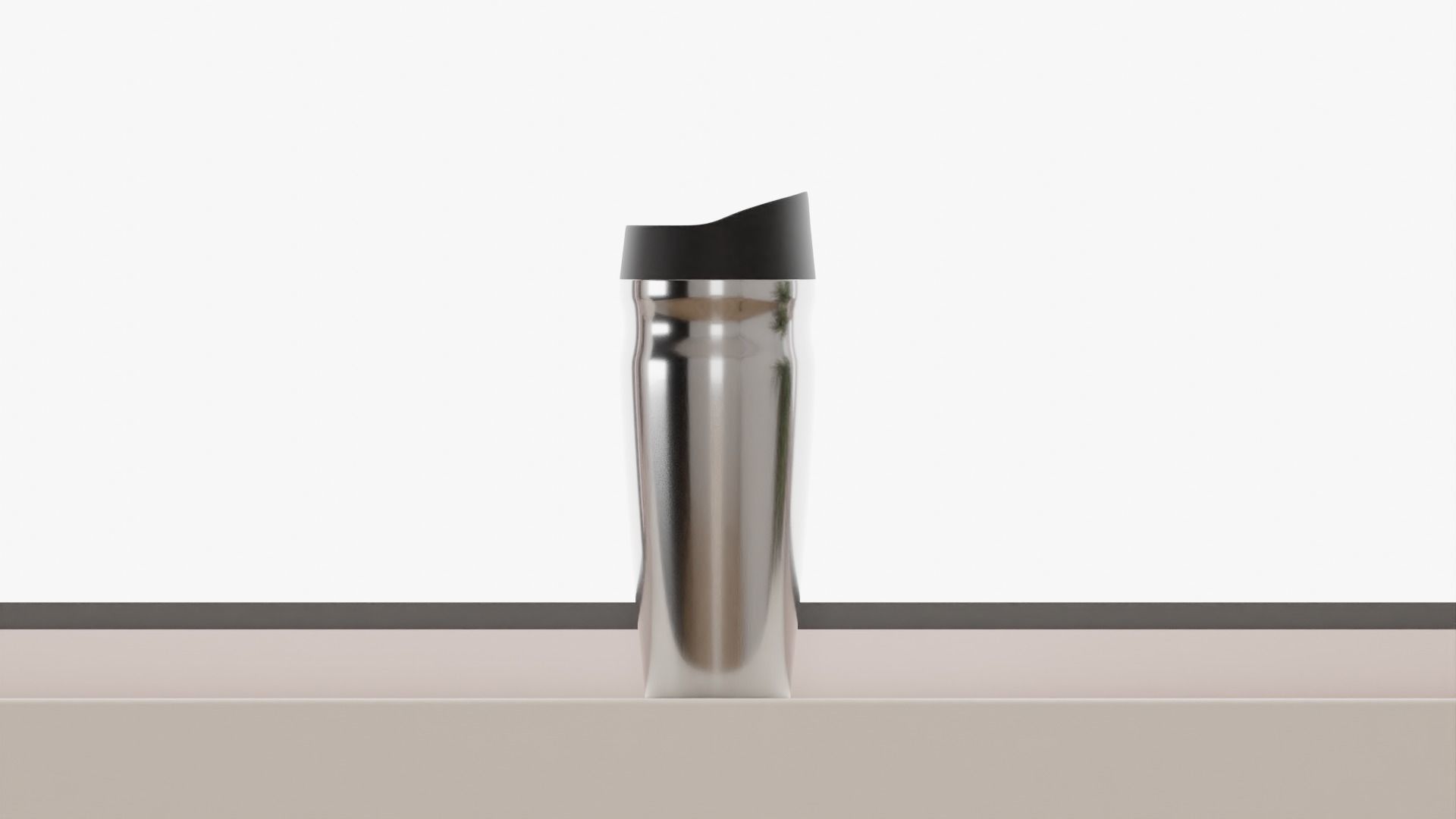 Customizable Bottle Model Low-poly 3D model_2