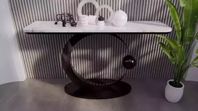 Console table minimalist  3D model