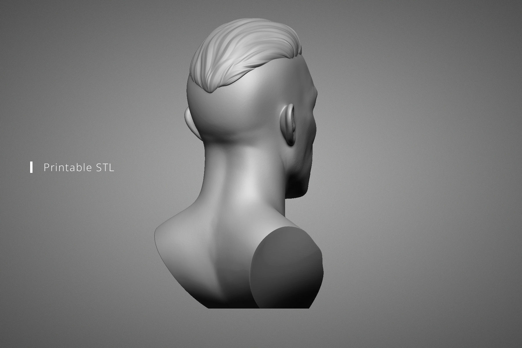 Brute Male Head Sculpt 1 3D model_18