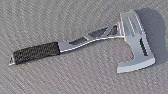 Cold Steel Axe Low-poly 3D model