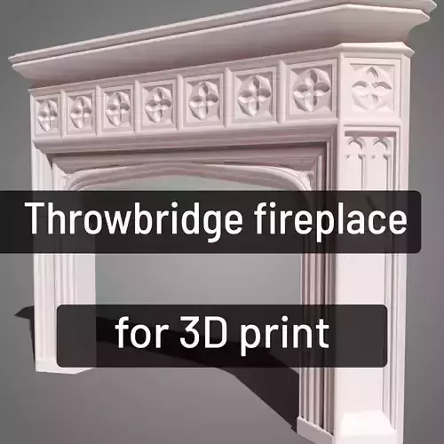 Throwbridge fireplace - 3D printing 3D print model