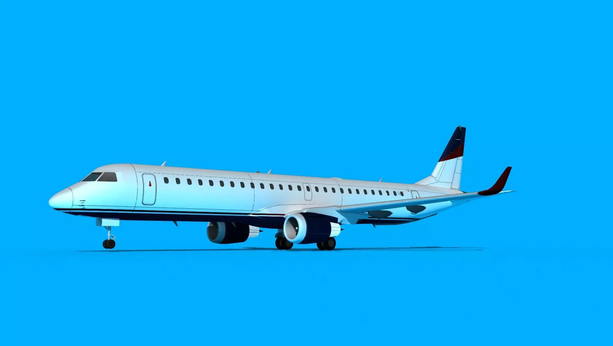 Embraer Emb-190 Cobham 2 3D model_0