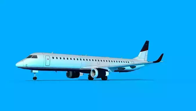 Embraer Emb-190 Cobham 2 3D model Embraer Emb-190 Cobham 2 3D model