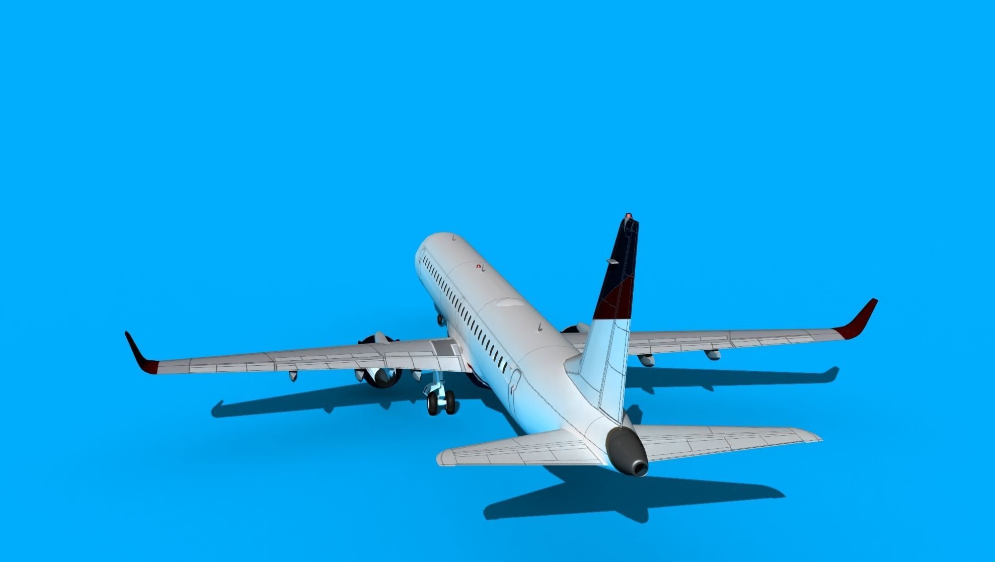 Embraer Emb-190 Cobham 2 3D model_7