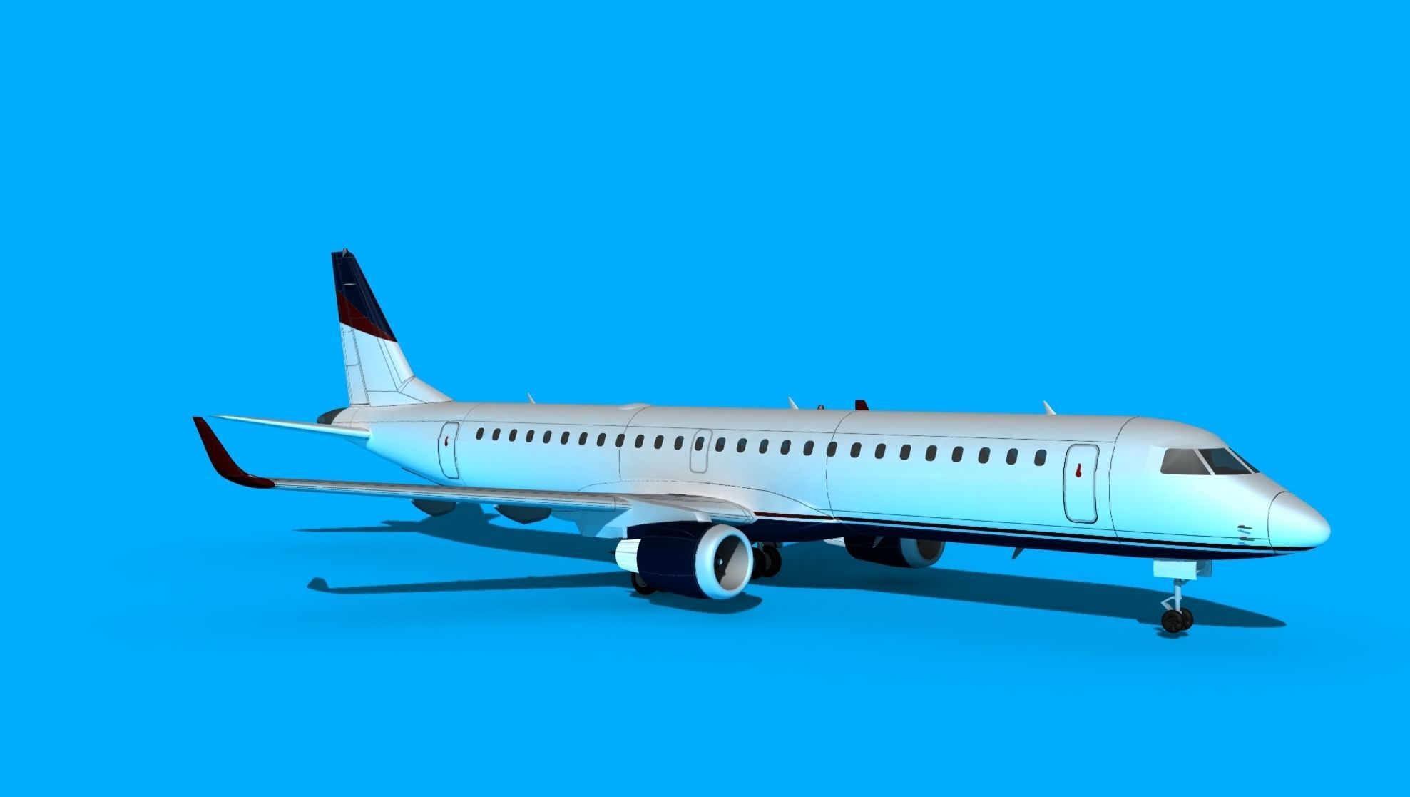 Embraer Emb-190 Cobham 2 3D model_3