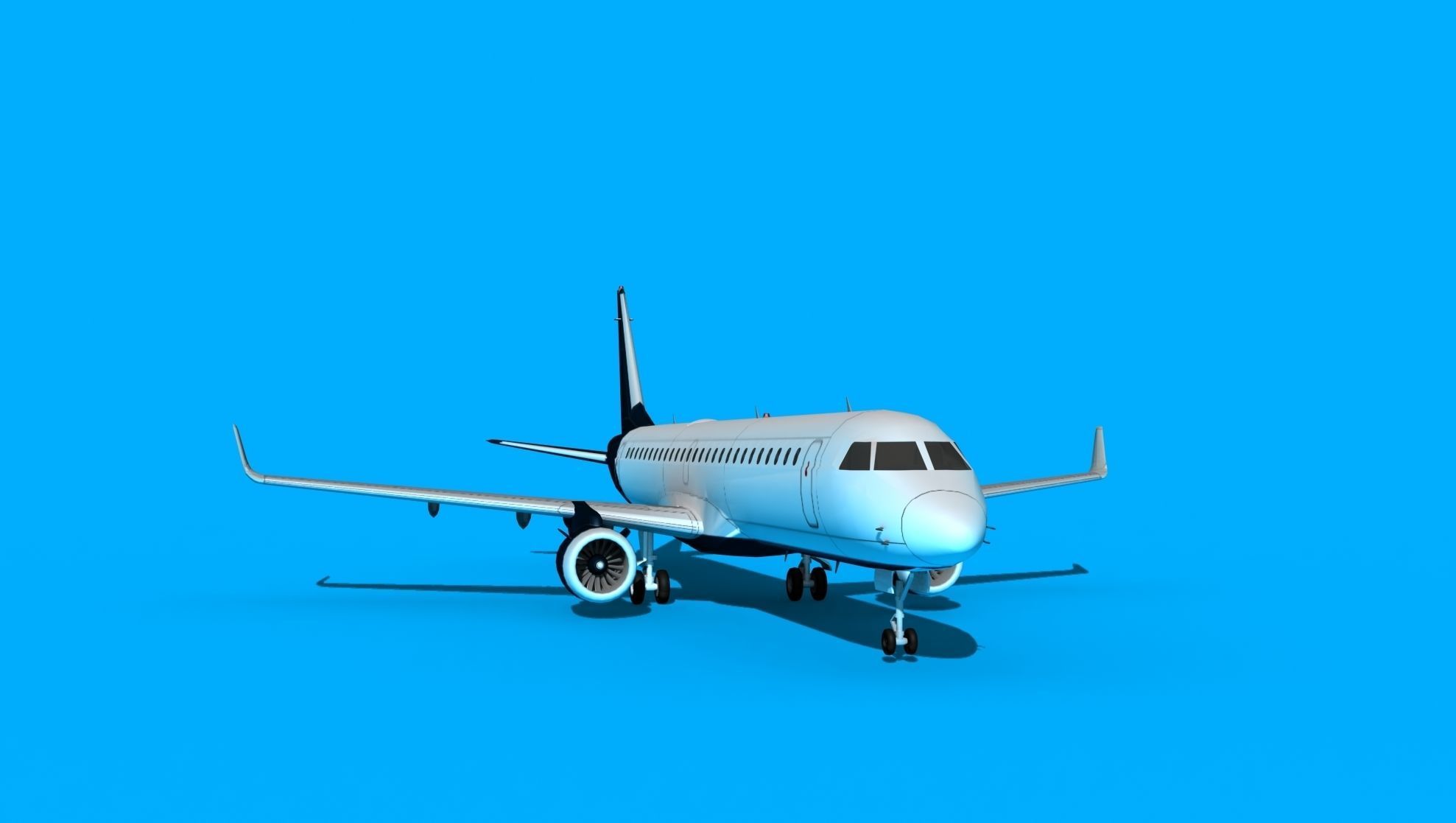 Embraer Emb-190 Corporate 2 3D model_2