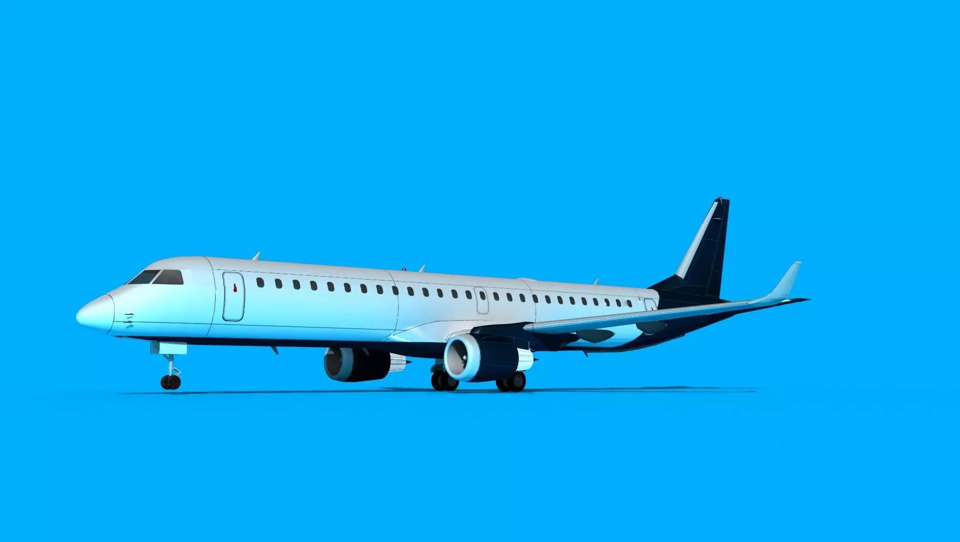 Embraer Emb-190 Corporate 2 3D model_0