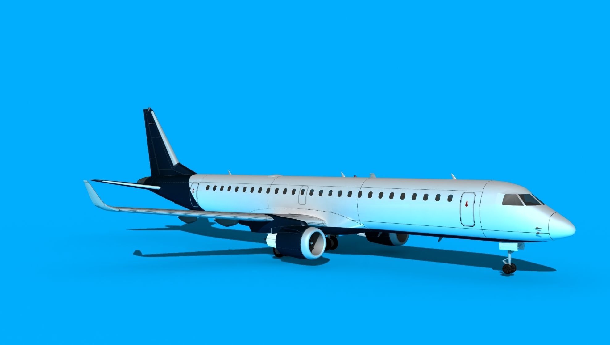 Embraer Emb-190 Corporate 2 3D model_3