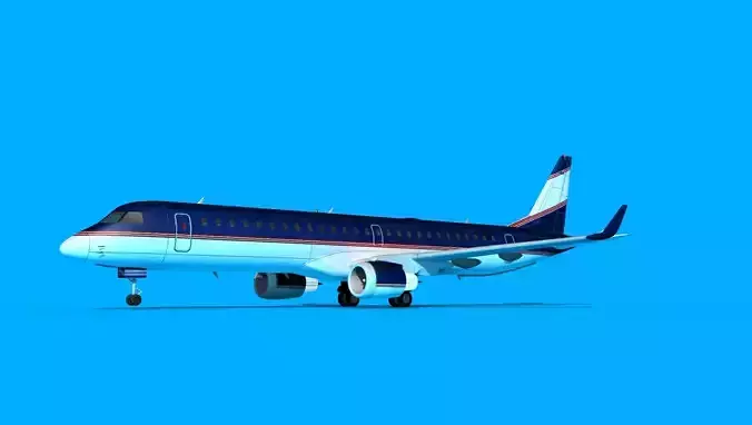 Embraer Emb-190 Corporate 4 3D model