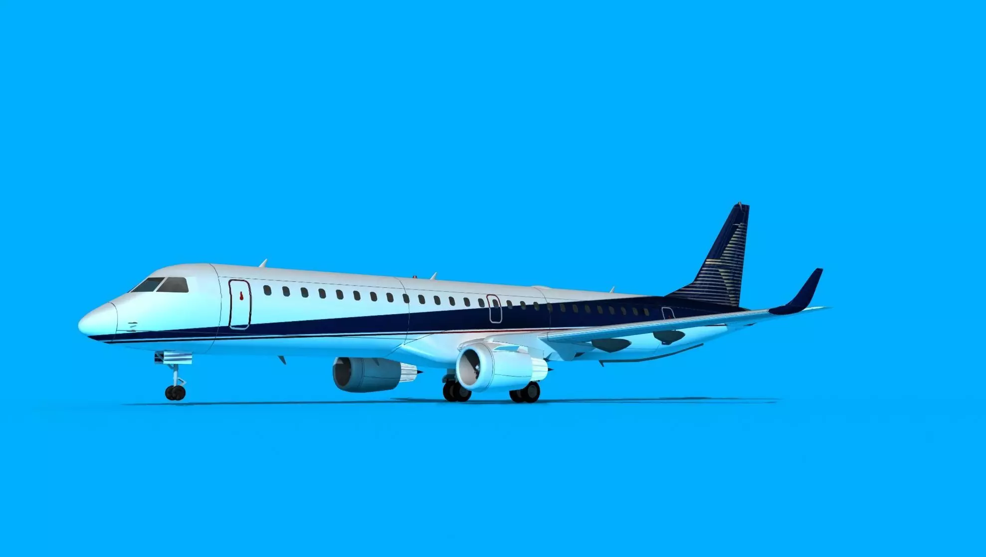 Embraer Emb-190 Factory 3D model_0