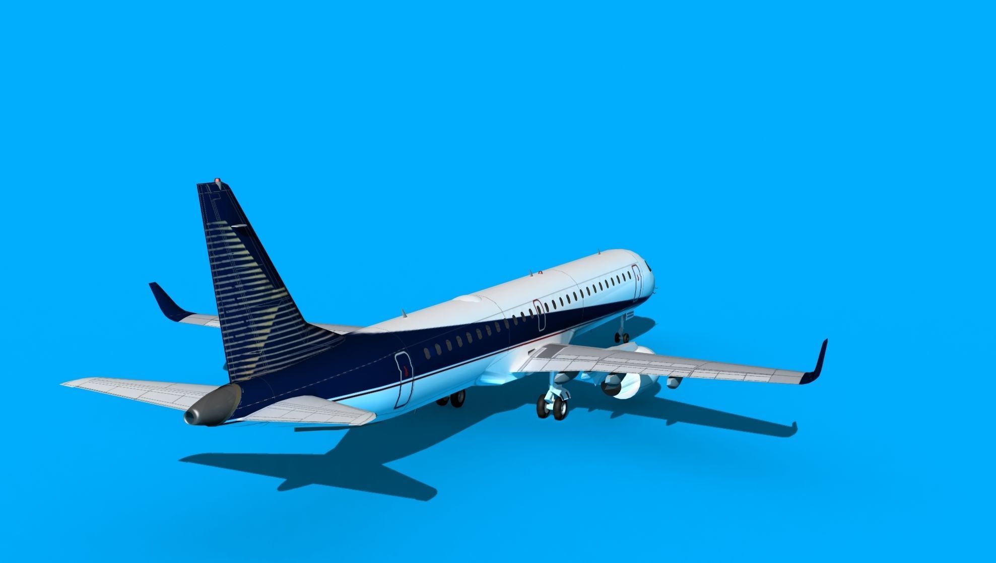 Embraer Emb-190 Factory 3D model_6