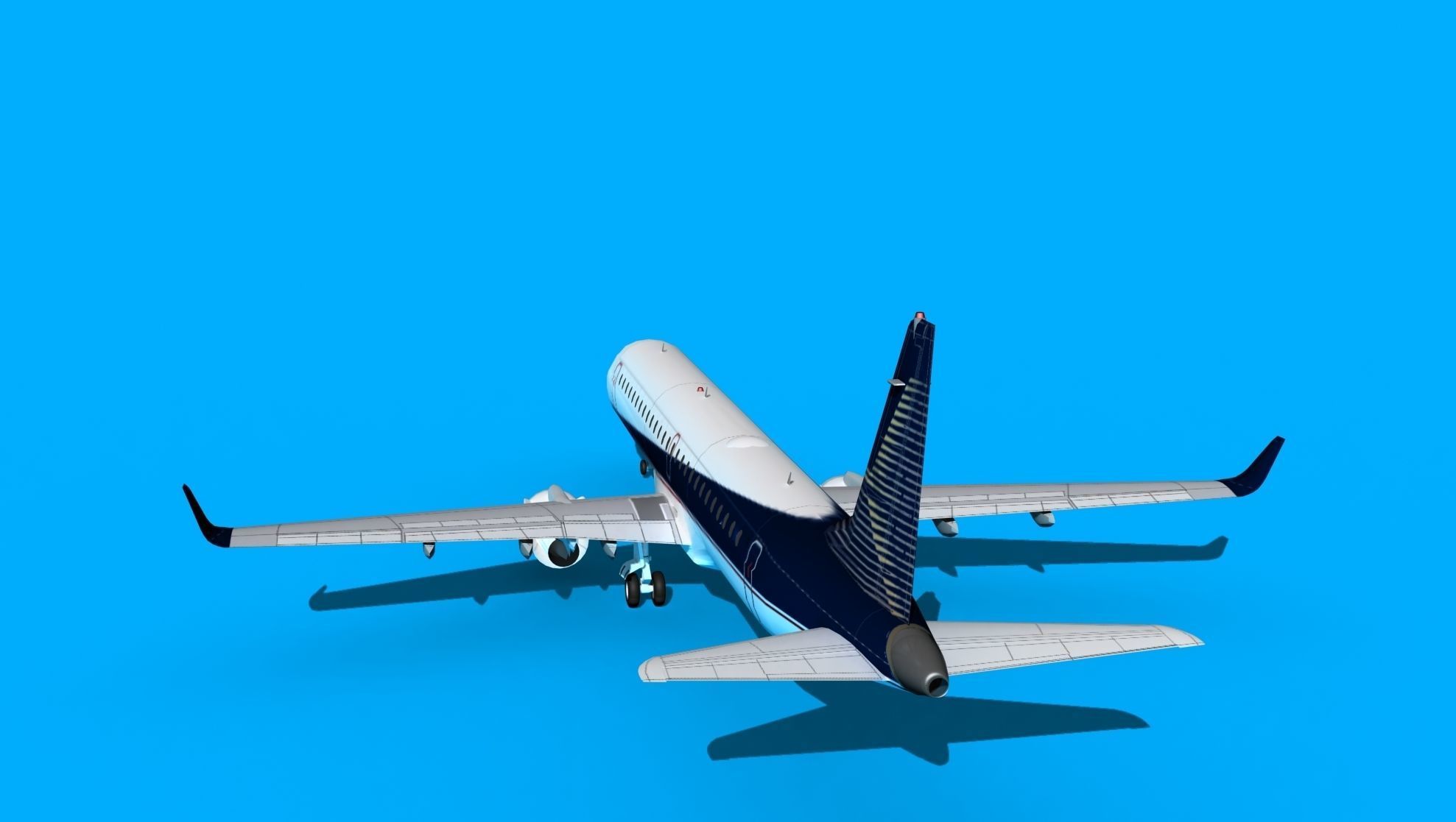 Embraer Emb-190 Factory 3D model_7