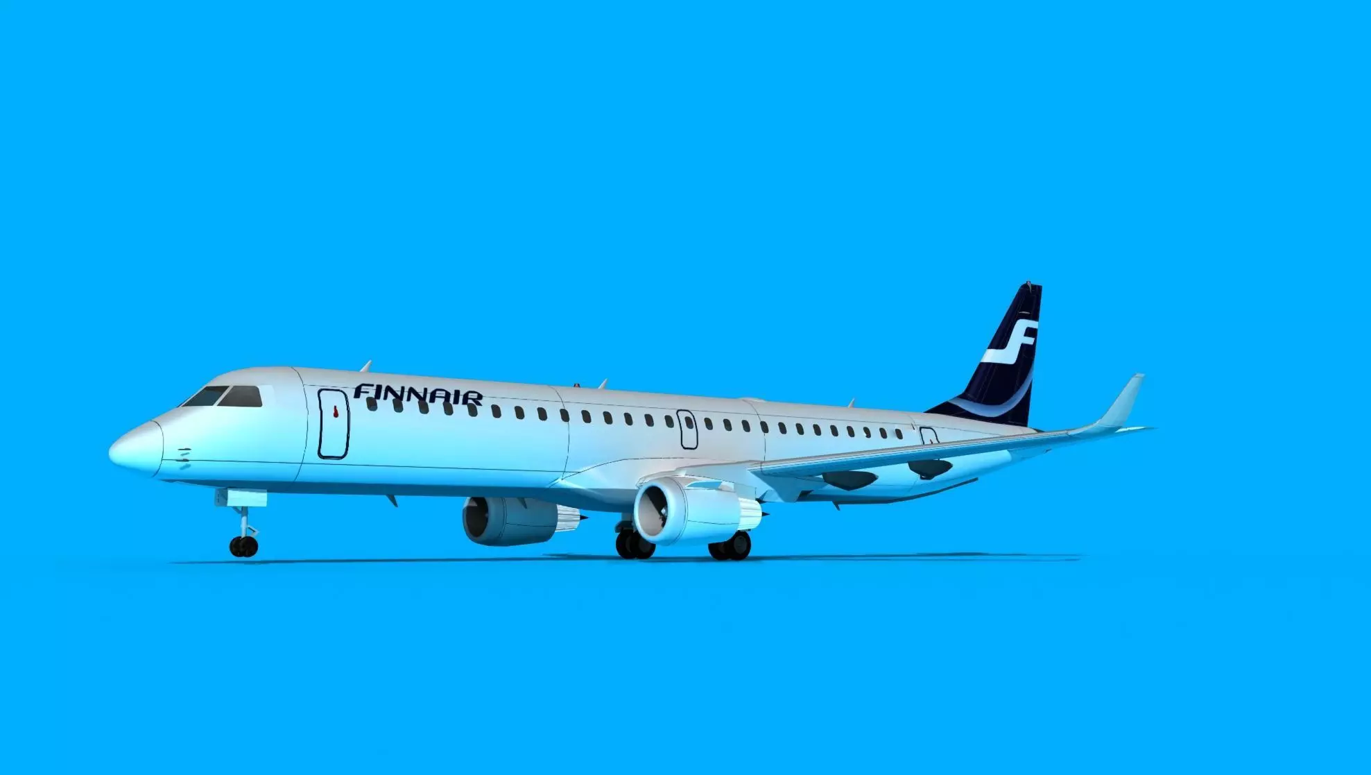Embraer Emb-190 Finnair 2 3D model_0