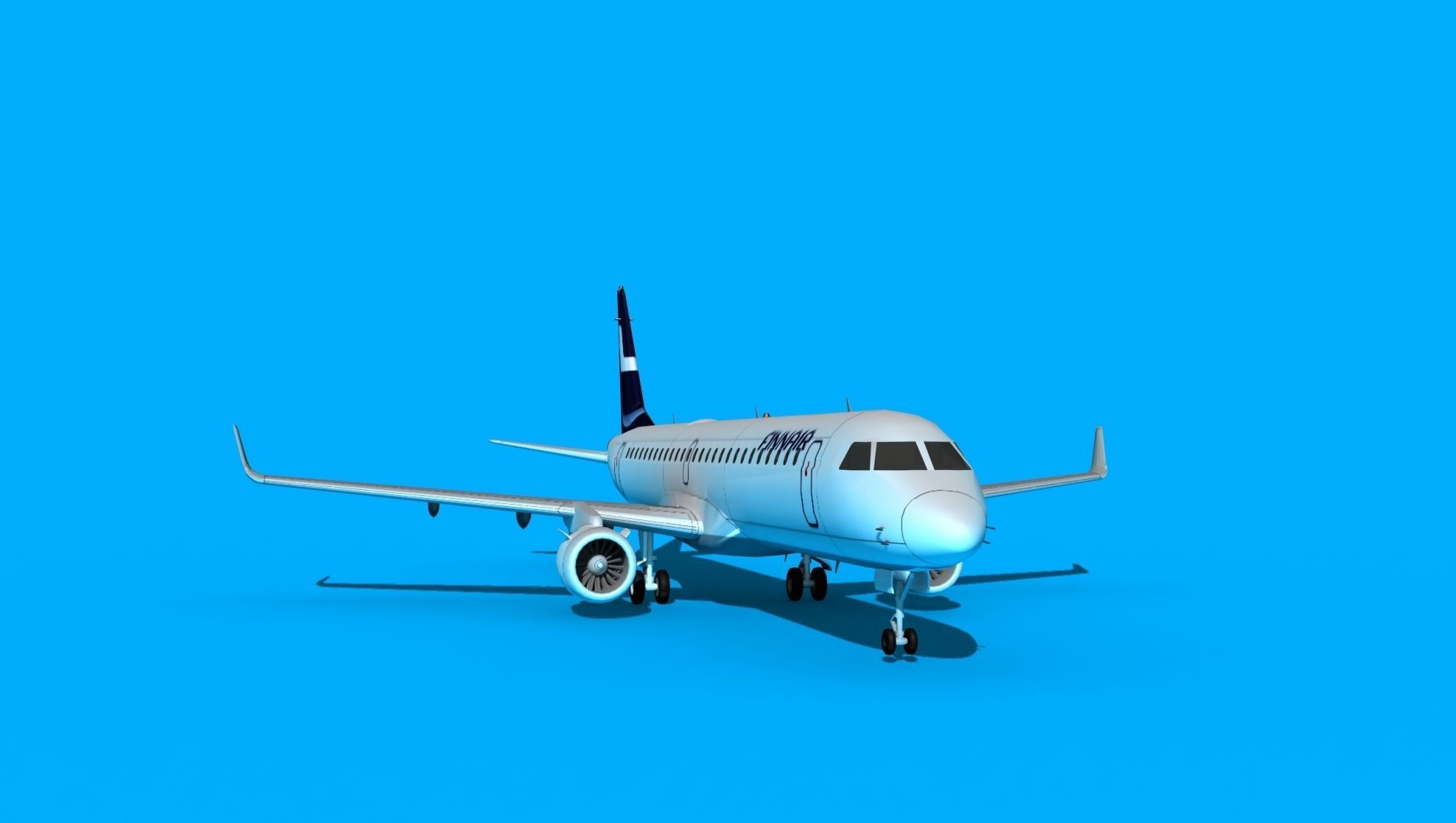 Embraer Emb-190 Finnair 2 3D model_2