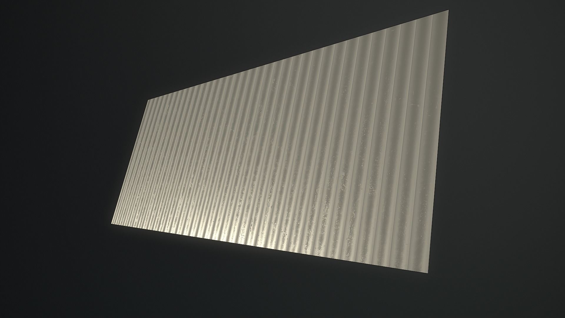 Low Poly 80s Gas Station Low-poly 3D model_58