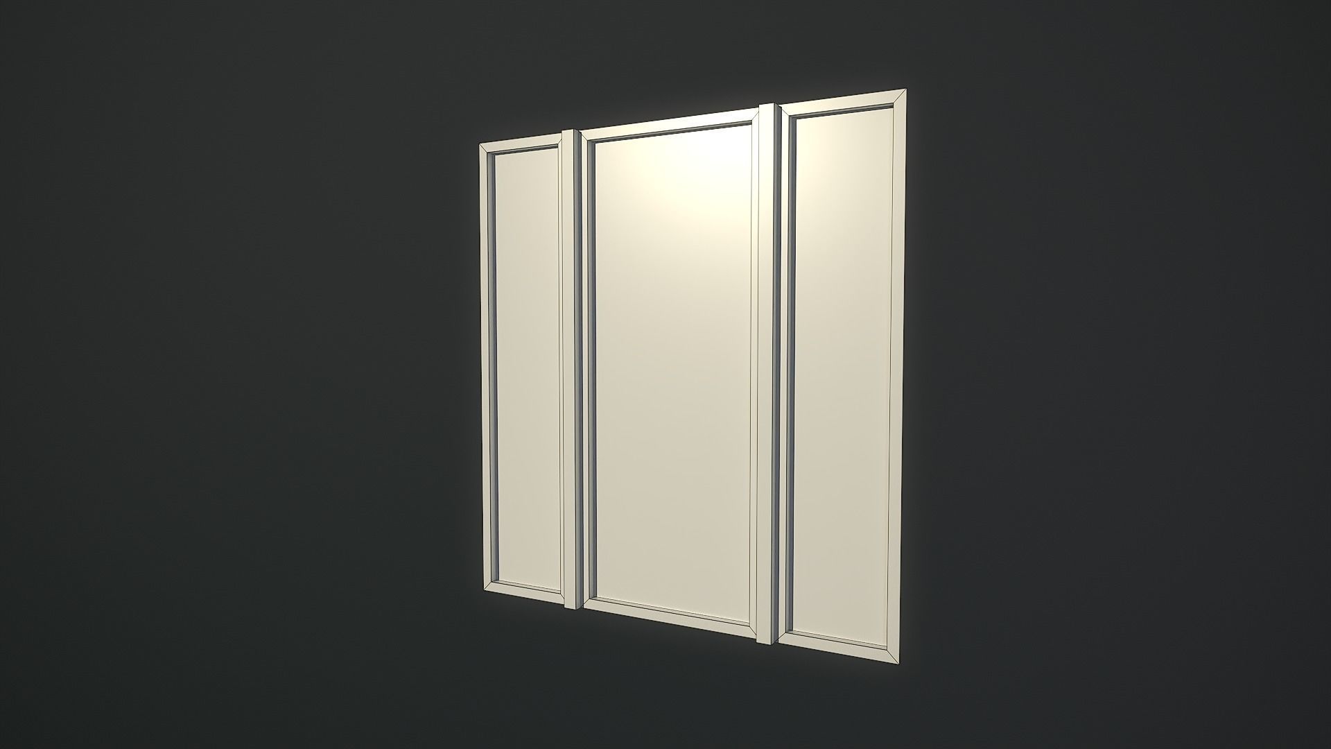 Low Poly 80s Gas Station Low-poly 3D model_73