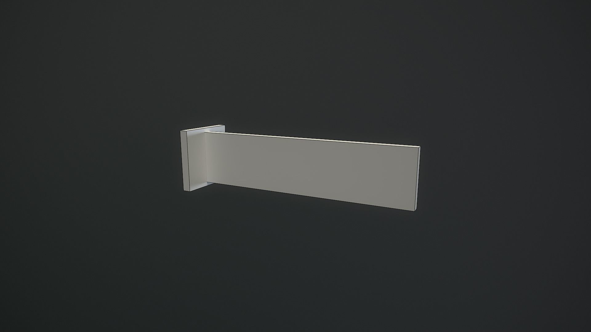 Low Poly 80s Gas Station Low-poly 3D model_27