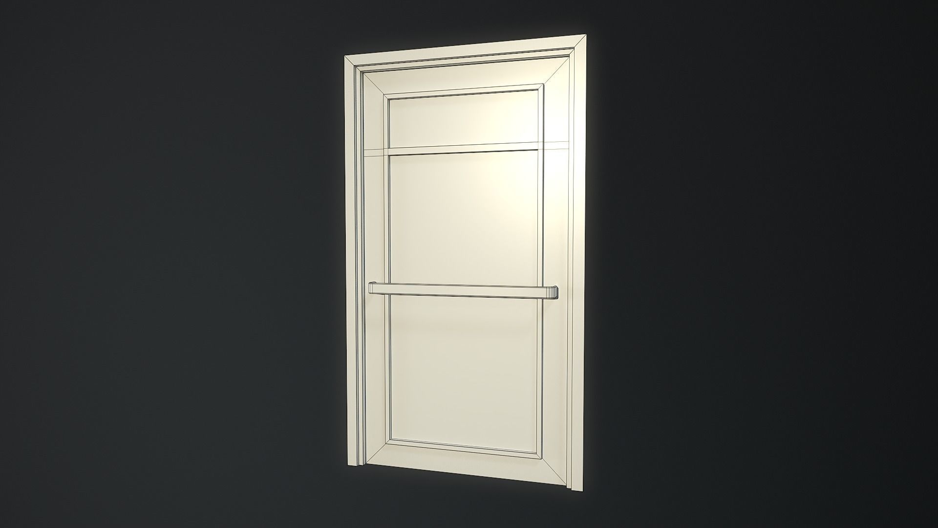 Low Poly 80s Gas Station Low-poly 3D model_75