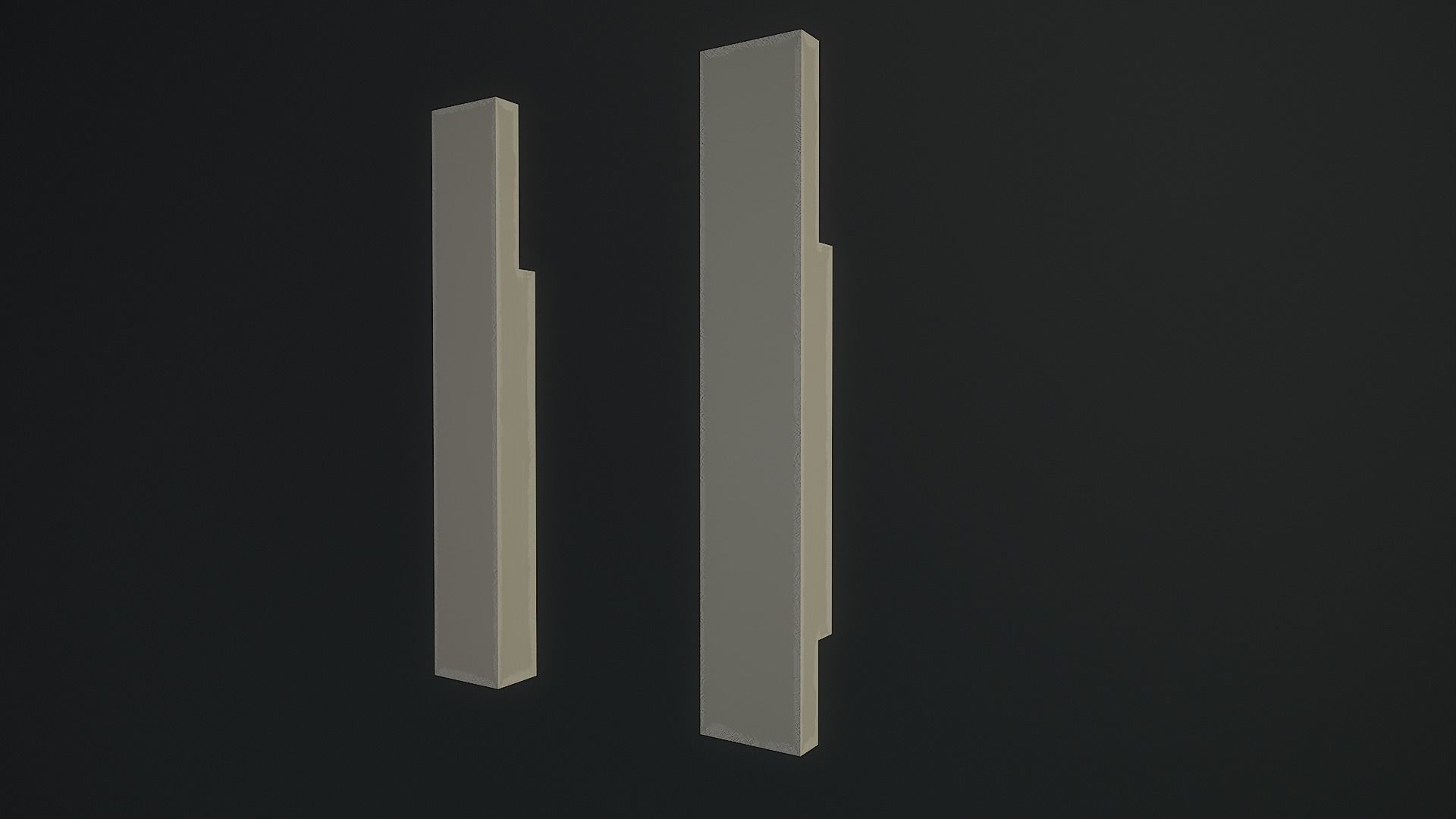 Low Poly 80s Gas Station Low-poly 3D model_44