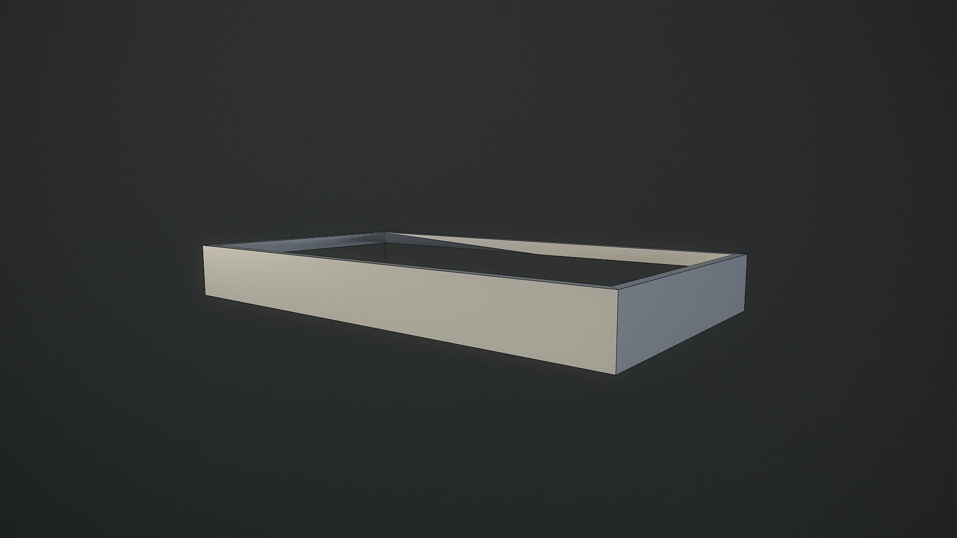 Low Poly 80s Gas Station Low-poly 3D model_66