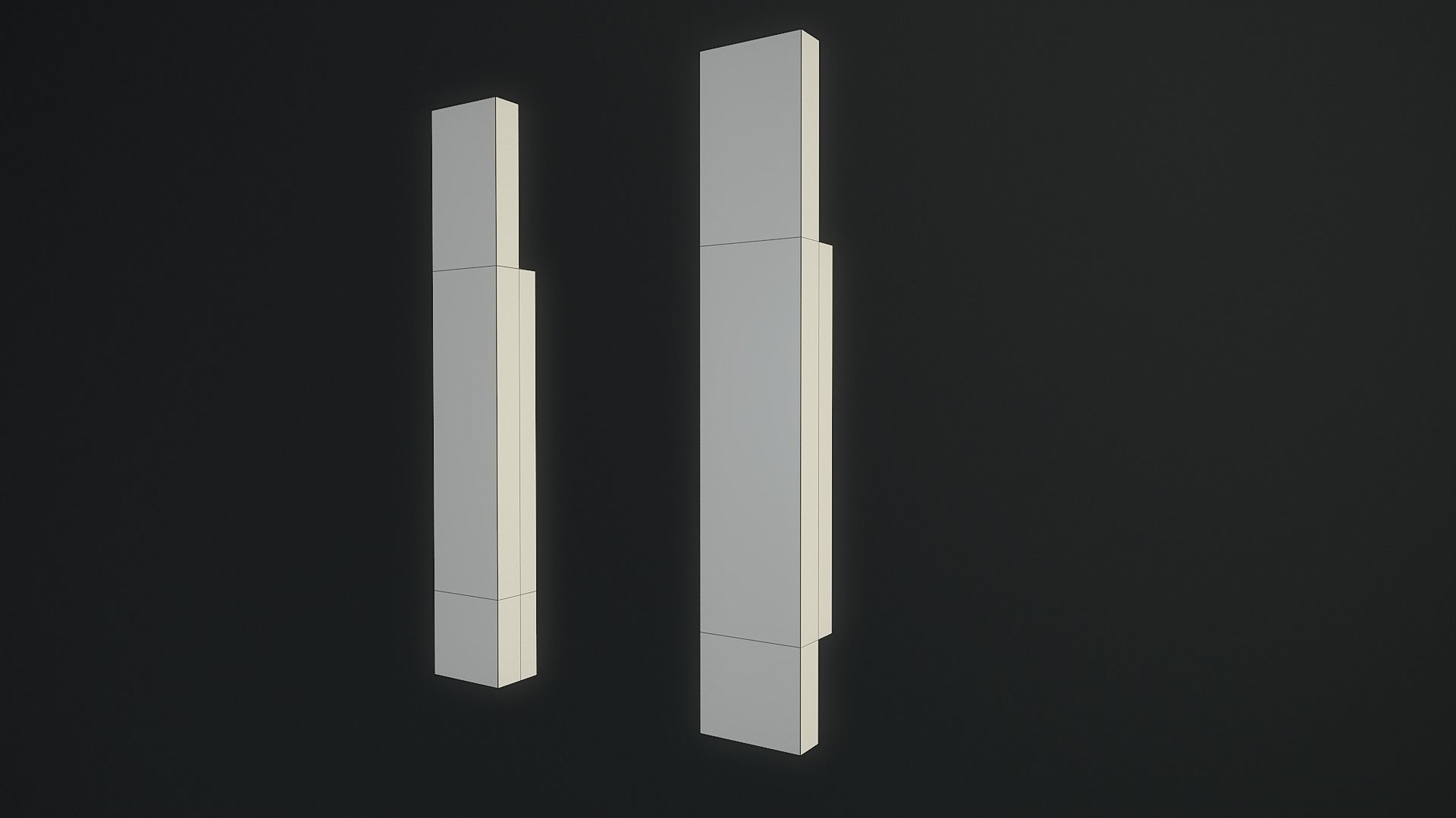 Low Poly 80s Gas Station Low-poly 3D model_45