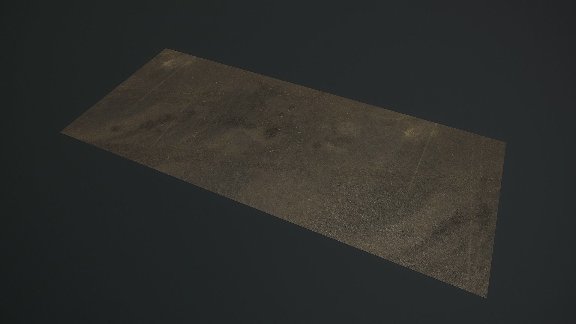 Low Poly 80s Gas Station Low-poly 3D model_56