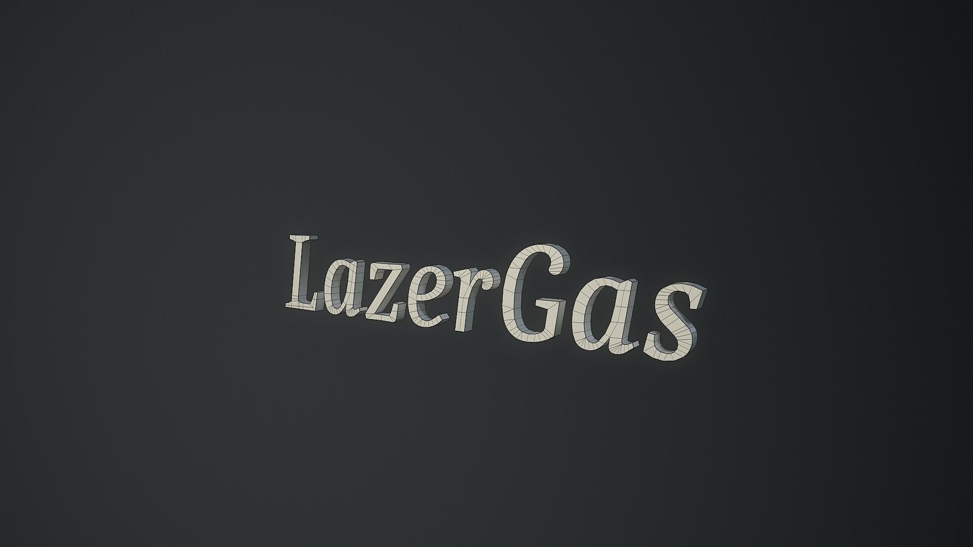 Low Poly 80s Gas Station Low-poly 3D model_19