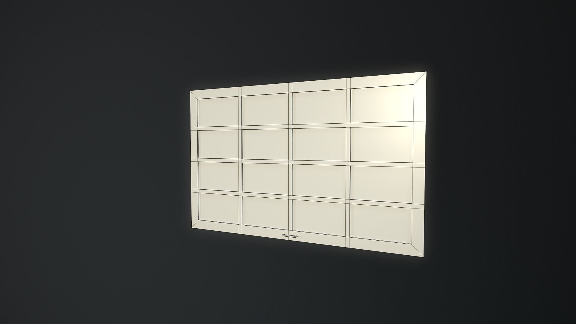 Low Poly 80s Gas Station Low-poly 3D model_53