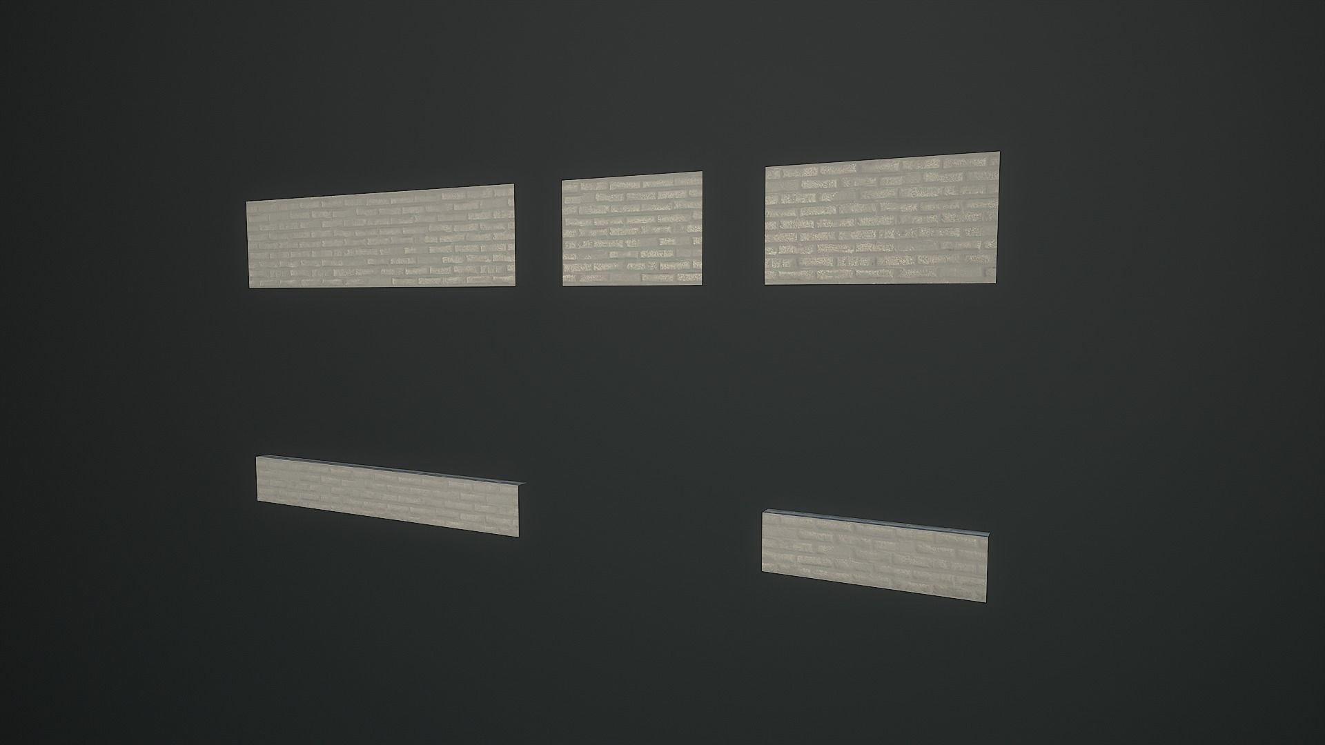 Low Poly 80s Gas Station Low-poly 3D model_36