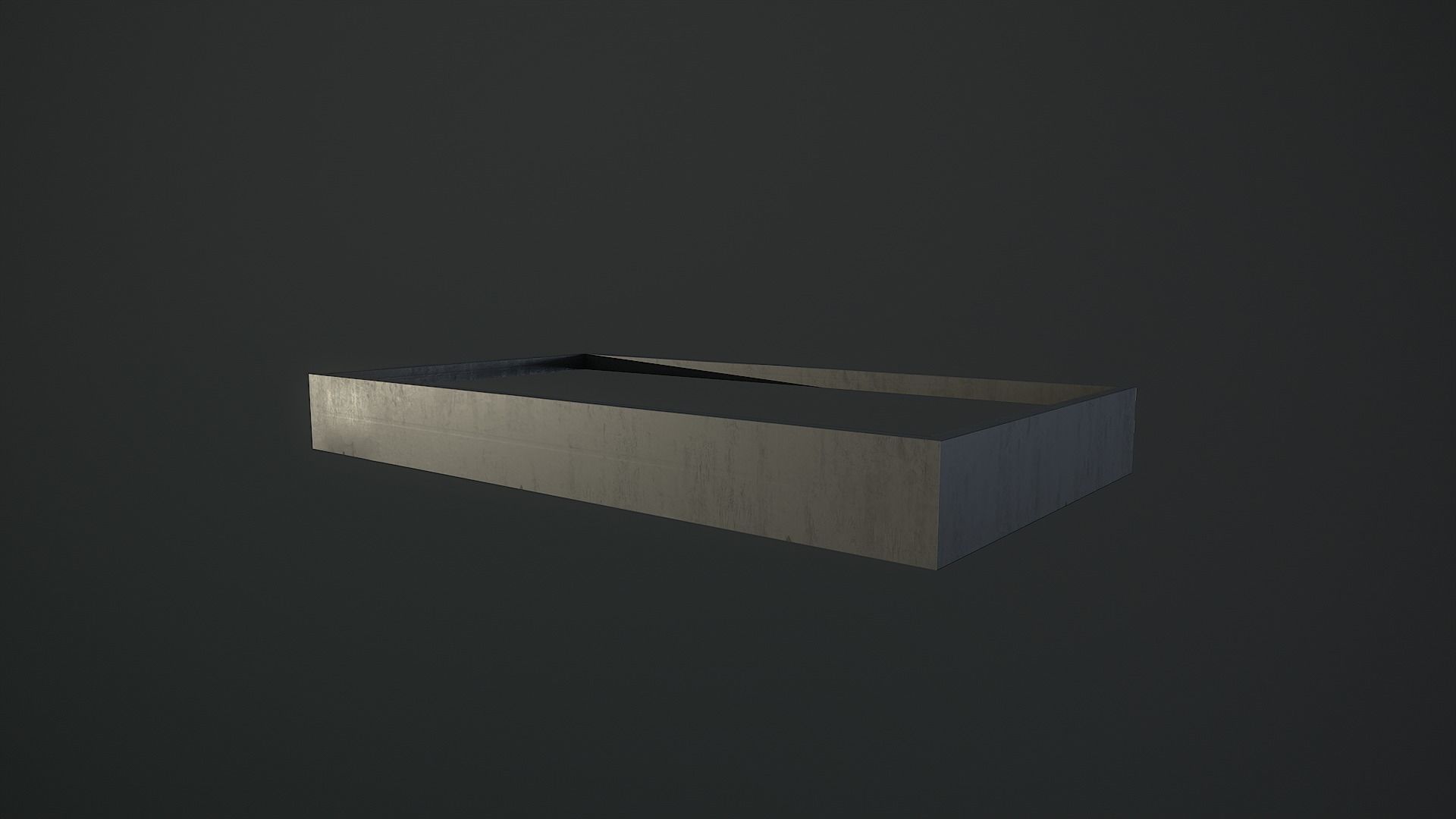 Low Poly 80s Gas Station Low-poly 3D model_65