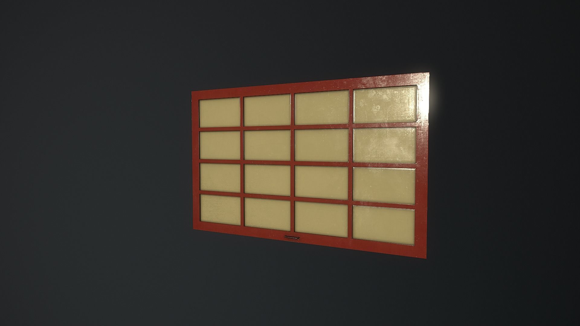 Low Poly 80s Gas Station Low-poly 3D model_52