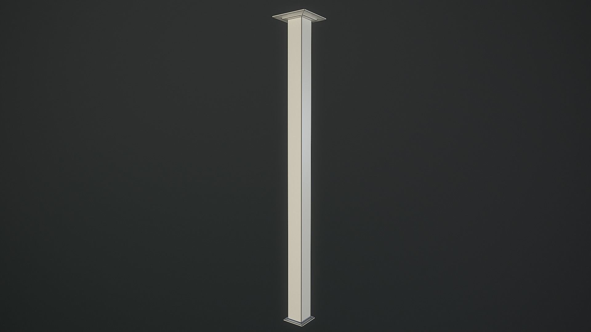 Low Poly 80s Gas Station Low-poly 3D model_25