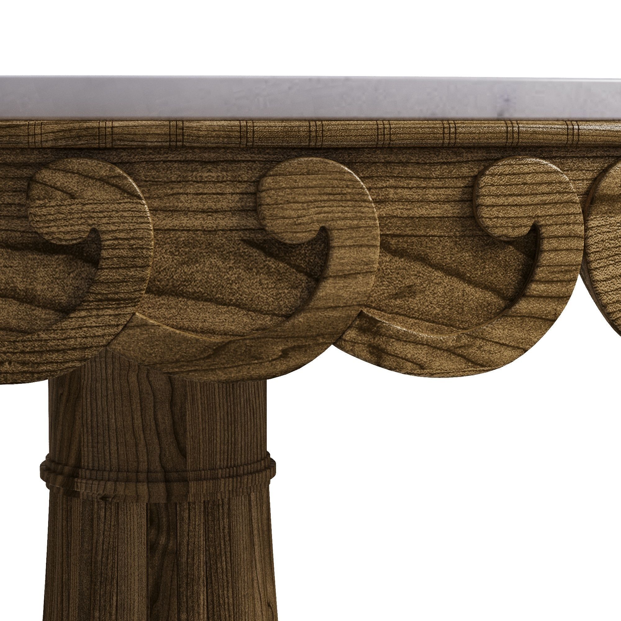 Jonathan Charles Living Room Dalkeith Table 3D model_4