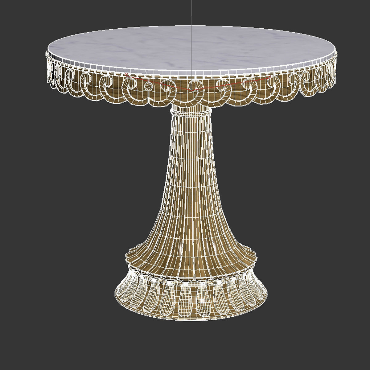 Jonathan Charles Living Room Dalkeith Table 3D model_6