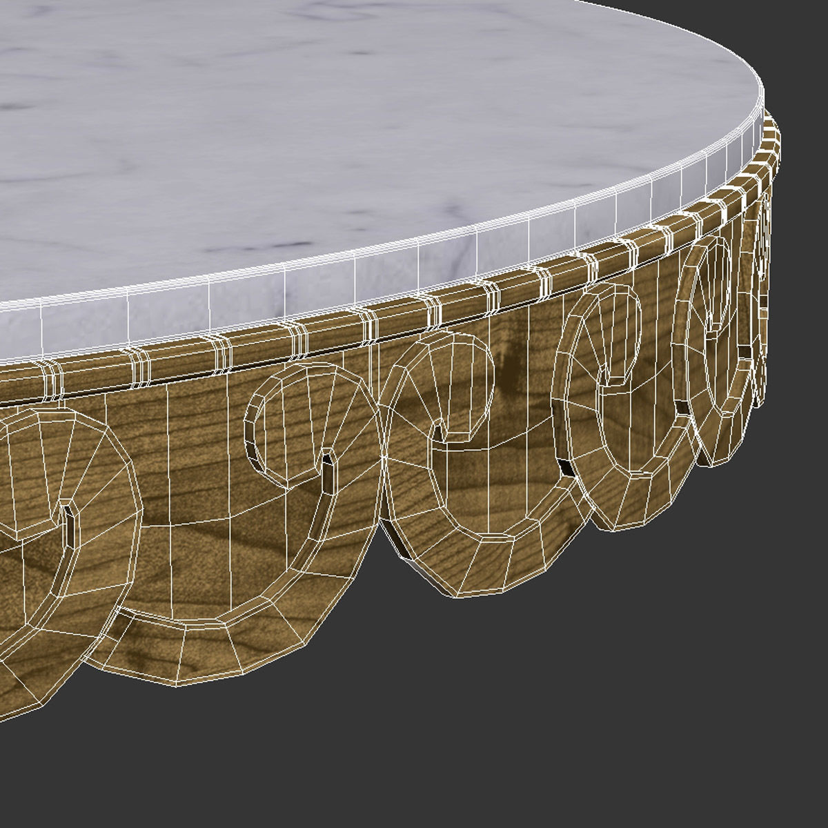 Jonathan Charles Living Room Dalkeith Table 3D model_7