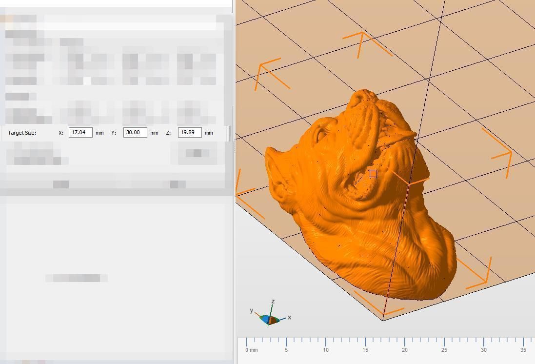 Canne Corso bust version 1 3D print model_29