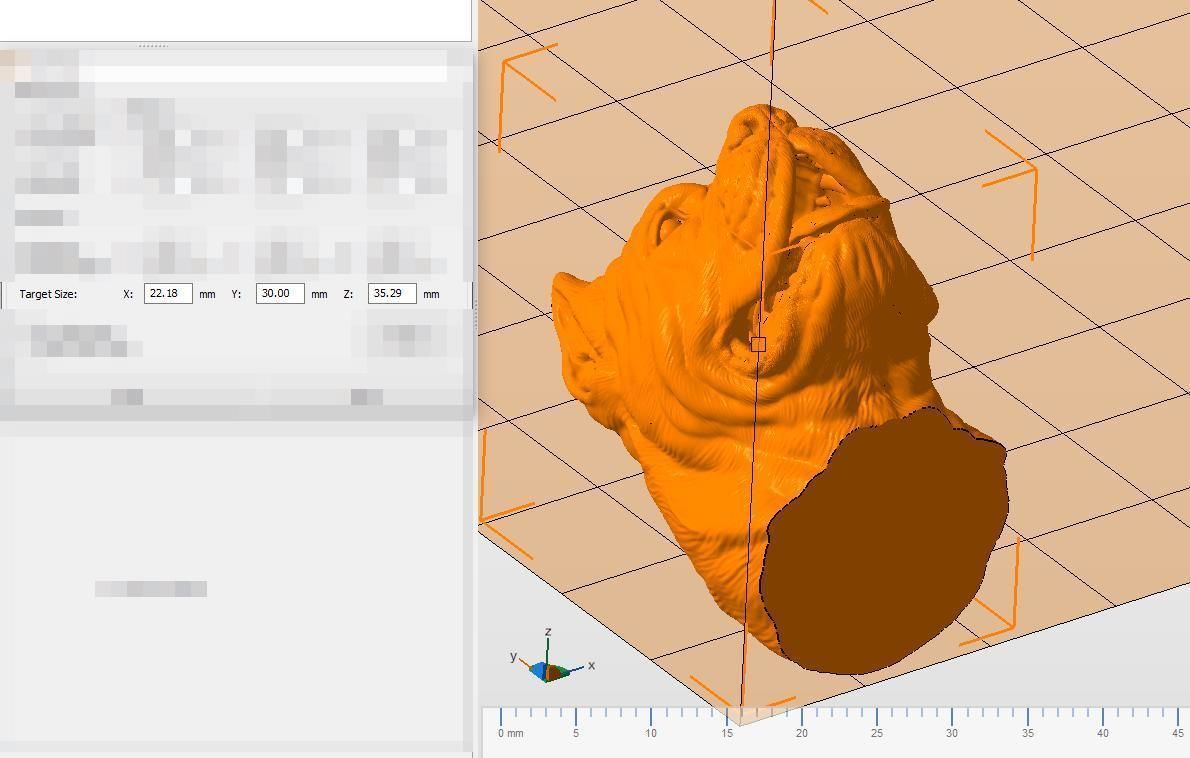 Canne Corso bust version 1 3D print model_27