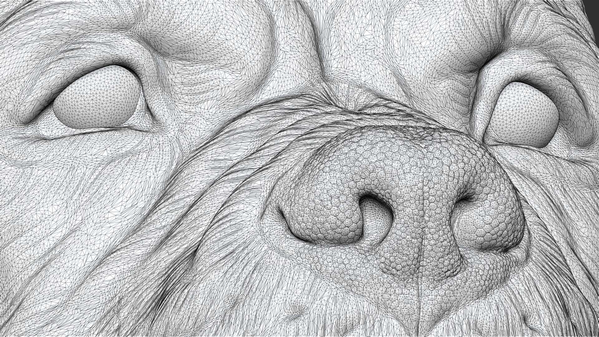 Canne Corso bust version 1 3D print model_26