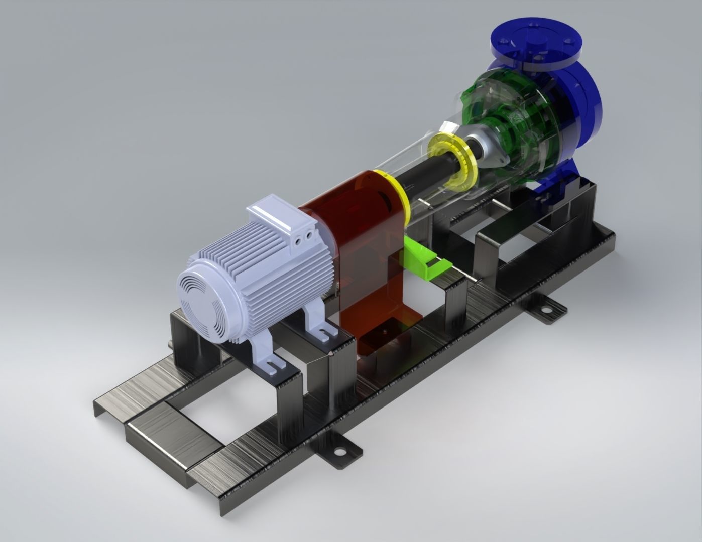 Centrifugal pump 3D model_5
