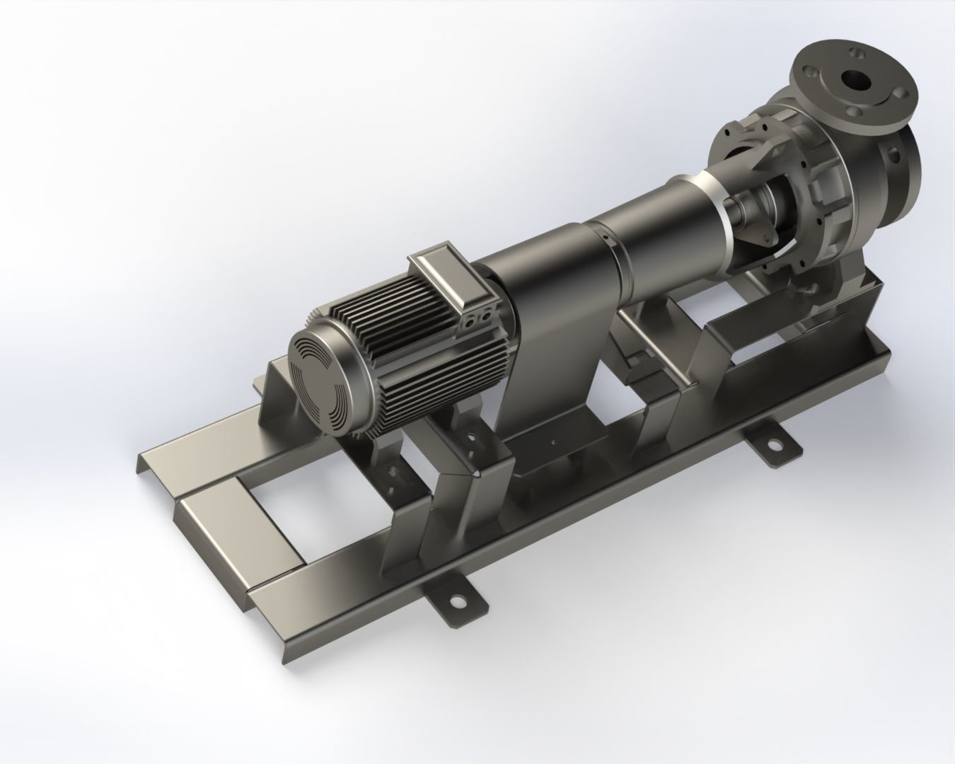 Centrifugal pump 3D model_13