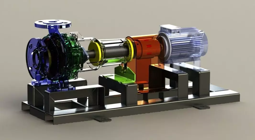 Centrifugal pump 3D model_0