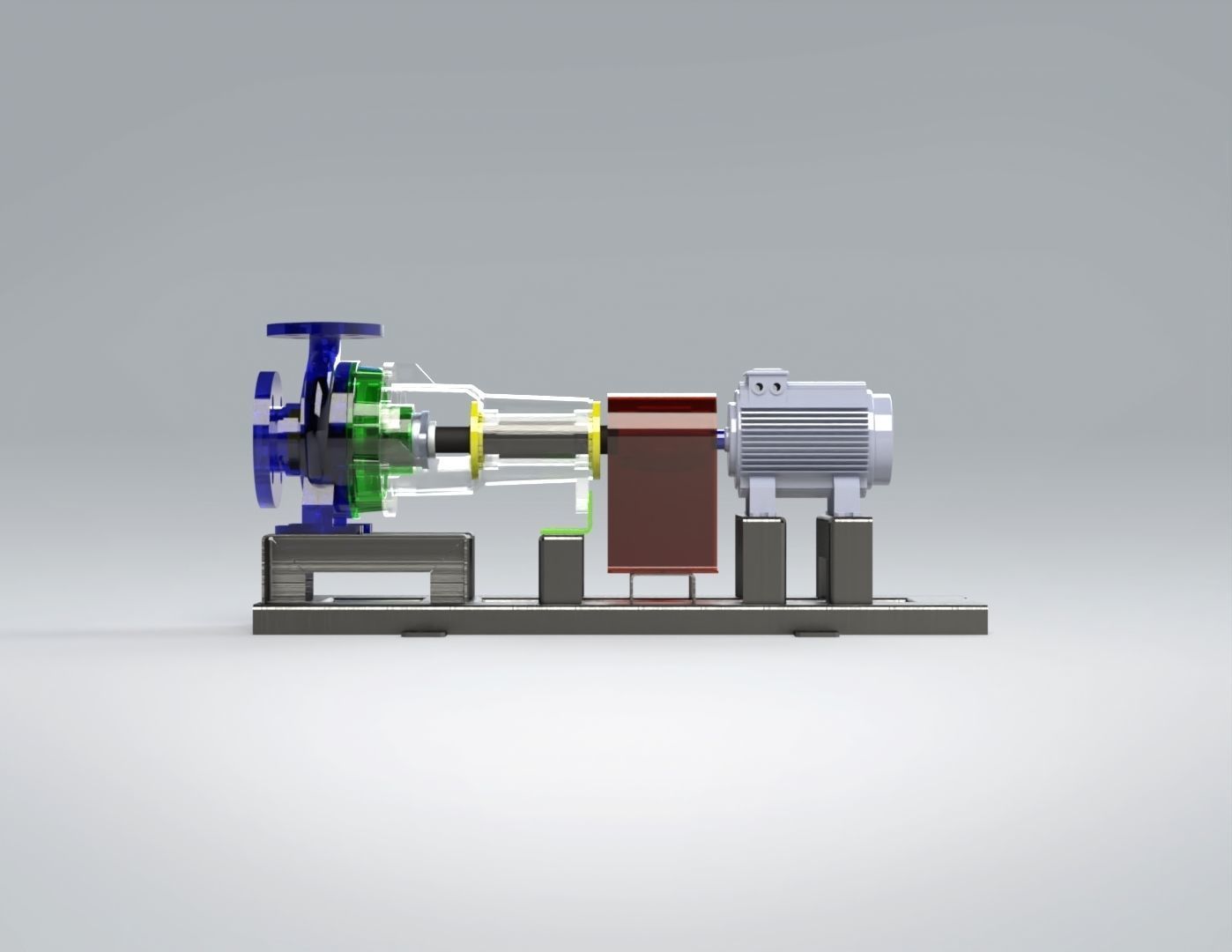Centrifugal pump 3D model_2