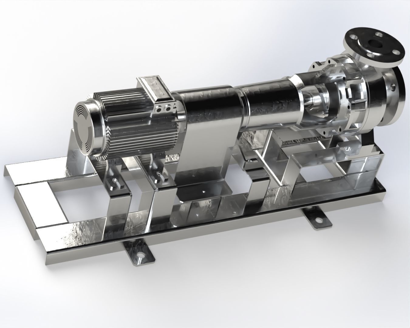 Centrifugal pump 3D model_8