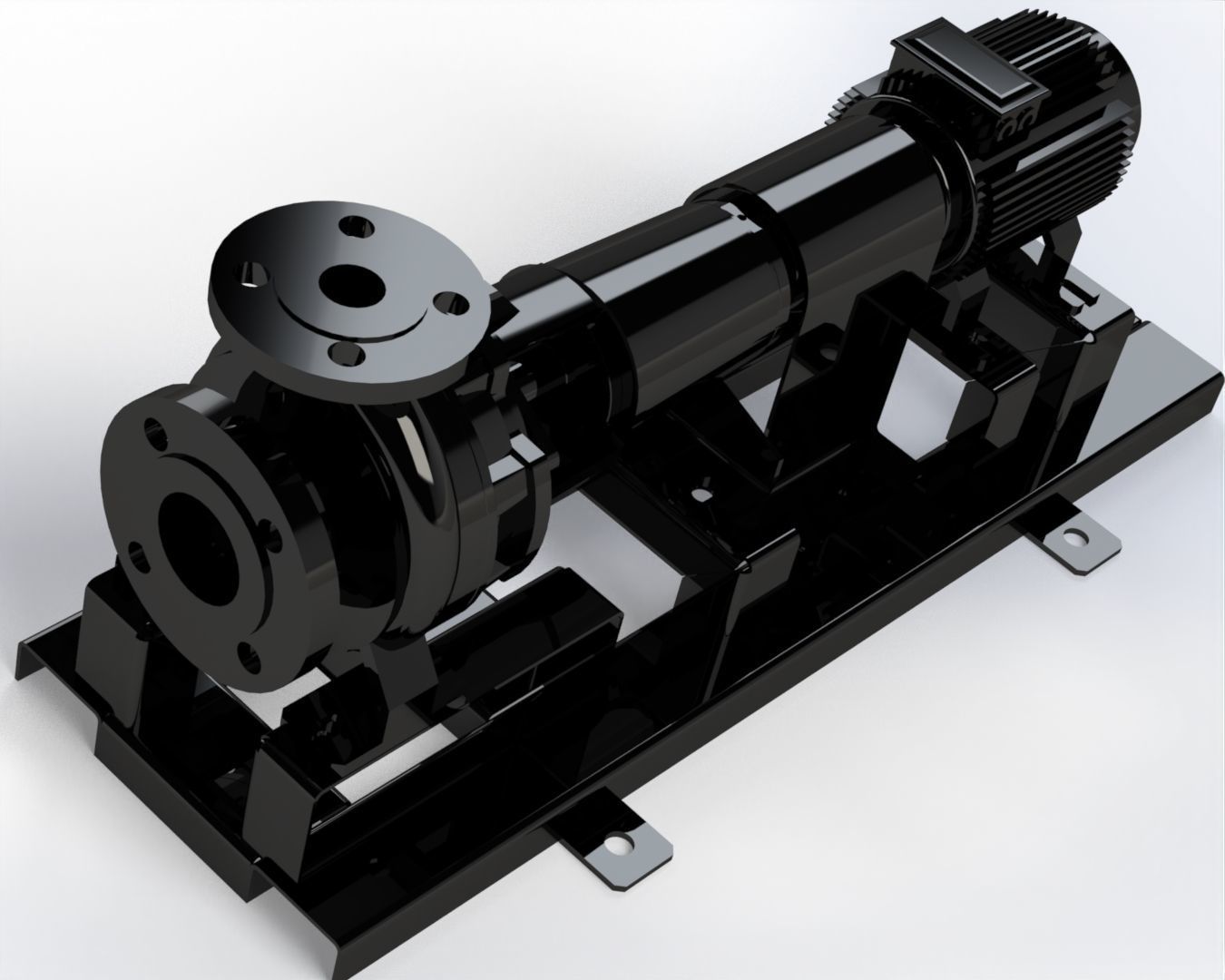 Centrifugal pump 3D model_6