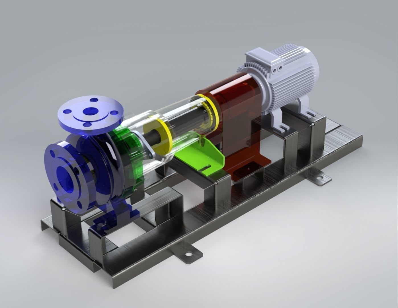 Centrifugal pump 3D model_3