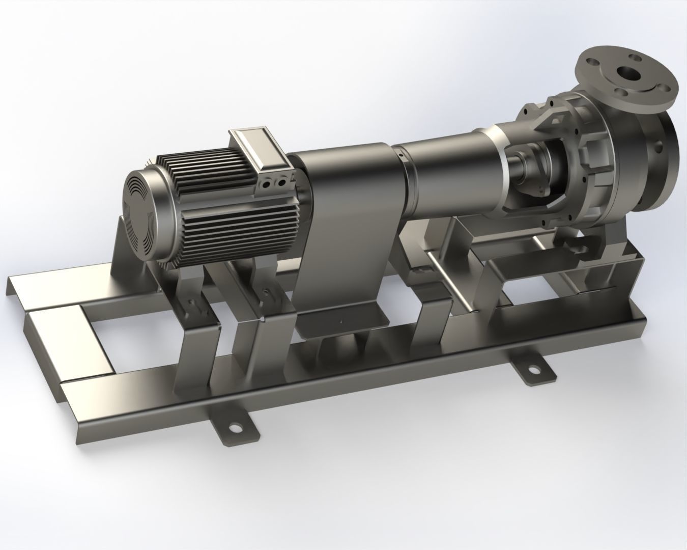 Centrifugal pump 3D model_9