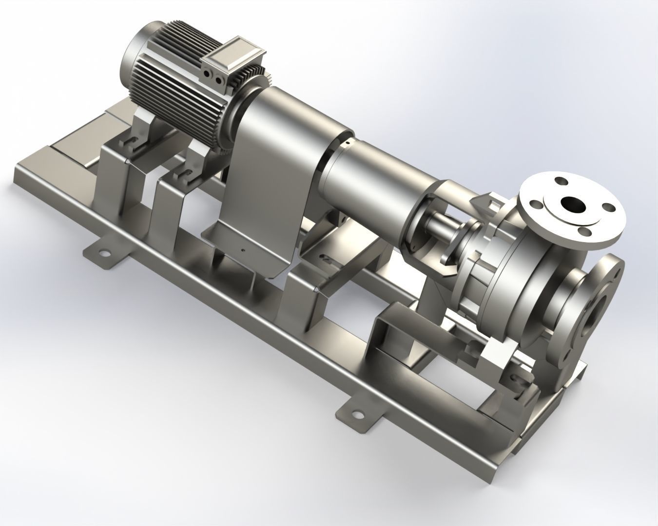 Centrifugal pump 3D model_12