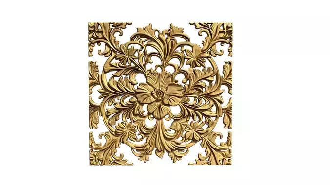 Classic decor set  ornament wall mural 52