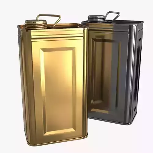 Oil Can Medium Low-poly 3D model